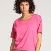 Calida Favourites Exotica Kurzarm-Shirt -CALIDA-Shop Calida Favourites Exotica Kurzarm Shirt rosa 14154 203
