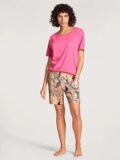 Calida Favourites Exotica Kurzarm-Shirt 13 Calida Favourites Exotica Kurzarm-Shirt -CALIDA-Shop Calida Favourites Exotica Kurzarm Shirt rosa 14154 203 3