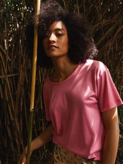 Calida Favourites Exotica Kurzarm-Shirt 16 Calida Favourites Exotica Kurzarm-Shirt -CALIDA-Shop Calida Favourites Exotica Kurzarm Shirt rosa 14154 203 5