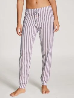 Calida Favourites Flowers Lange Hose, Mit Bündchen