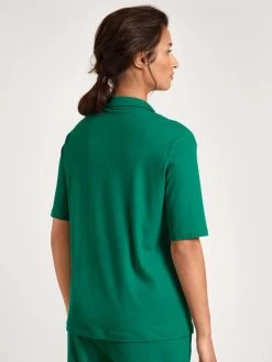 Calida Favourites Fruits Kurzarm-Shirt, Durchgeknöpft -CALIDA-Shop Calida Favourites Fruits Kurzarm Shirt durchgeknoepft gruen 14622 678 1