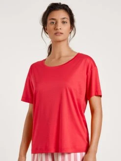 Calida Favourites Fruits Kurzarm-Shirt -CALIDA-Shop Calida Favourites Fruits Kurzarm Shirt rot 14154 136 1