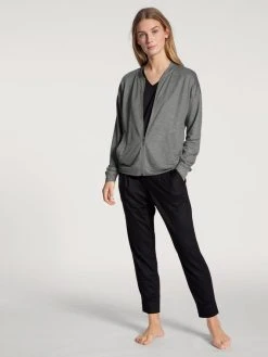 Calida Favourites Lounge 7/8-Sweatpants -CALIDA-Shop Calida Favourites Lounge Hose 7 8 mit Seitentaschen schwarz 28137 992 2