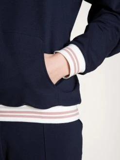 Calida Favourites Lounge Pullover Mit Kapuze -CALIDA-Shop Calida Favourites Lounge Shirt mit Kapuze blau 15957 339 3