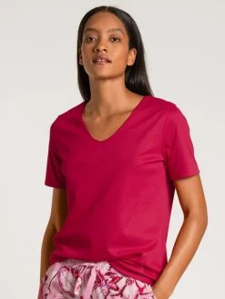 CALIDA-Shop 39 Calida Favourites Tulip Kurzarm-Shirt, V-Neck