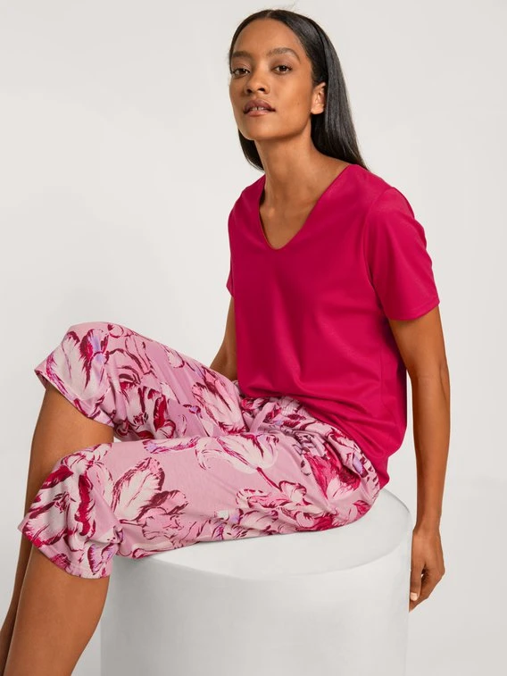 Calida Favourites Tulip Kurzarm-Shirt, V-Neck 7 Calida Favourites Tulip Kurzarm-Shirt, V-Neck – Bild 5