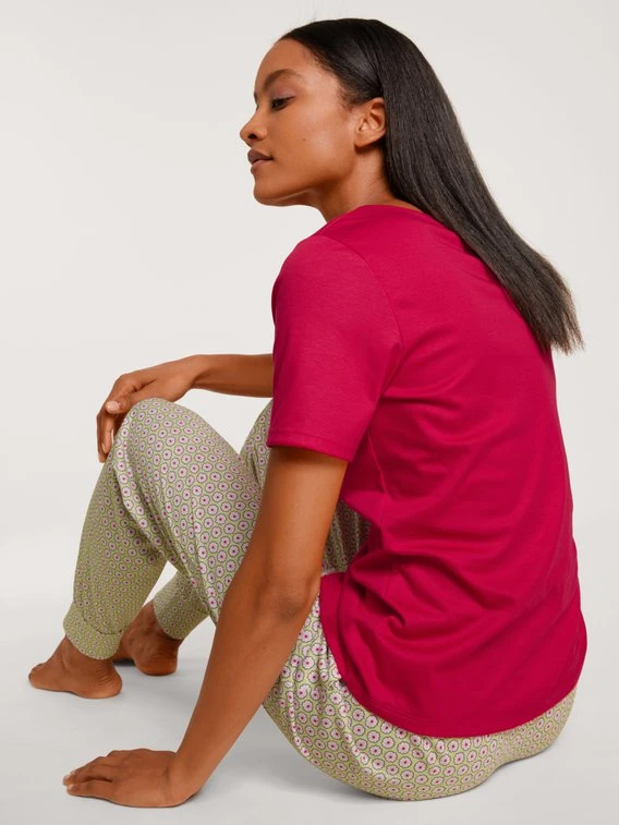 Calida Favourites Tulip Kurzarm-Shirt, V-Neck 9 Calida Favourites Tulip Kurzarm-Shirt, V-Neck – Bild 7