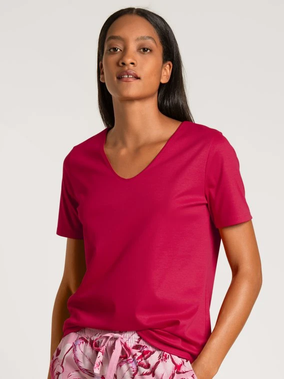 Calida Favourites Tulip Kurzarm-Shirt, V-Neck 3 Calida Favourites Tulip Kurzarm-Shirt, V-Neck