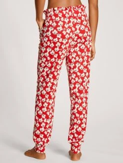 Calida Favourites Marine Bündchen-Pants Mit Seitentaschen -CALIDA-Shop Calida Favourites Marine Buendchen Pants mit Seitentaschen rot 29659 174 1