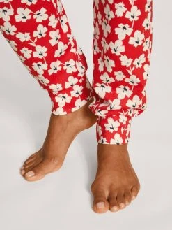 Calida Favourites Marine Bündchen-Pants Mit Seitentaschen -CALIDA-Shop Calida Favourites Marine Buendchen Pants mit Seitentaschen rot 29659 174 4