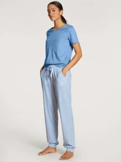 Calida Favourites Cottage Kurzarm-Shirt 10 Calida Favourites Cottage Kurzarm-Shirt -CALIDA-Shop Calida Favourites Marine Kurzarm Shirt blau 14038 404 2