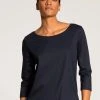 Calida Favourites Marine Shirt, 3/4-Arm -CALIDA-Shop Calida Favourites Marine Shirt 34 Arm blau 15052 339