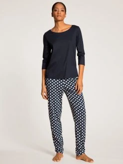 Calida Favourites Marine Shirt, 3/4-Arm -CALIDA-Shop Calida Favourites Marine Shirt 34 Arm blau 15052 339 2