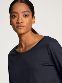 Calida Favourites Marine Shirt, 3/4-Arm -CALIDA-Shop Calida Favourites Marine Shirt 34 Arm blau 15052 339 3