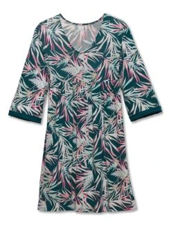 Calida Favourites Paradise Loungedress, Länge 90cm -CALIDA-Shop Calida Favourites Paradise Loungedress Laenge 90cm tuerkis 30397 497 7