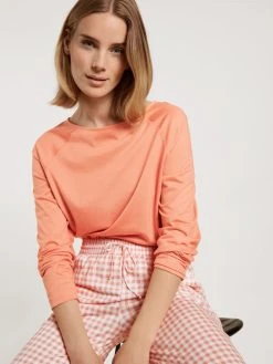 Calida Favourites Provence Bündchen-Pants Mit Seitentaschen -CALIDA-Shop Calida Favourites Provence Buendchen Pants mit Seitentaschen orange 29359 105 5