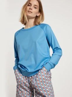 Calida Favourites Provence Langarm-Shirt, Raglanärmel -CALIDA-Shop Calida Favourites Provence Langarm Shirt Raglanaermel blau 15035 474 5