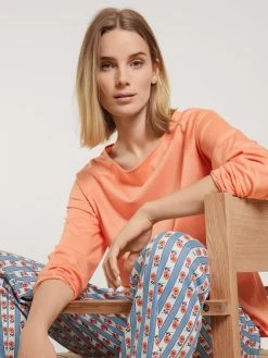 Calida Favourites Provence Langarm-Shirt 18 Calida Favourites Provence Langarm-Shirt -CALIDA-Shop Calida Favourites Provence Langarm Shirt orange 15799 105 6