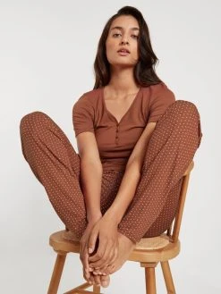 Calida Favourites Provence Pants Mit Seitentaschen -CALIDA-Shop Calida Favourites Provence Pants mit Seitentaschen braun 29259 107 4