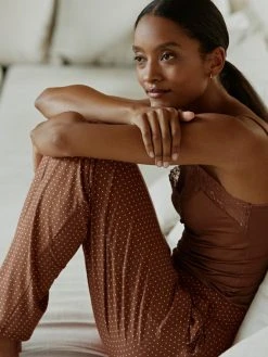 Calida Favourites Provence Pants Mit Seitentaschen -CALIDA-Shop Calida Favourites Provence Pants mit Seitentaschen braun 29259 107 neu