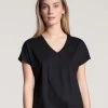 Calida Favourites Relax Kurzarm-Shirt, V-Neck