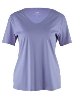 Calida Favourites Rosy Kurzarm-Shirt, V-Neck -CALIDA-Shop Calida Favourites Rosy Kurzarm Shirt V Neck blau 14051 371 5