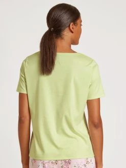 Calida Favourites Rosy Kurzarm-Shirt -CALIDA-Shop Calida Favourites Rosy Kurzarm Shirt gruen 14038 670 2