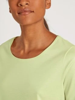 Calida Favourites Rosy Kurzarm-Shirt -CALIDA-Shop Calida Favourites Rosy Kurzarm Shirt gruen 14038 670 4