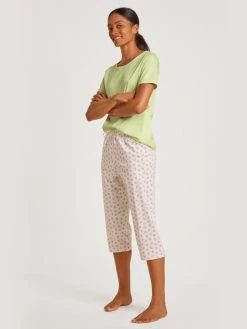 Calida Favourites Rosy Kurzarm-Shirt -CALIDA-Shop Calida Favourites Rosy Kurzarm Shirt gruen 14038 670 5