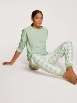 Calida Favourites Sheep Pullover 14 Calida Favourites Sheep Pullover -CALIDA-Shop Calida Favourites Sheep Top Langarm tuerkis 15056 621 neu 5