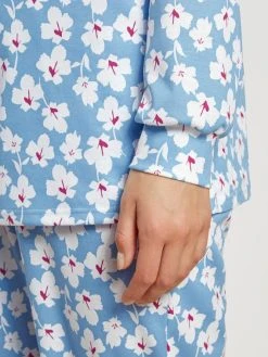 Calida Special Bündchen-Pyjama 11 Calida Special Bündchen-Pyjama -CALIDA-Shop Calida Favourites Special Buendchen Pyjama blau 43646 404 3