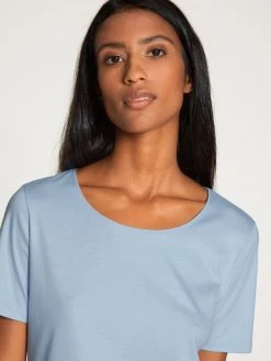 Calida Favourites Sunflower Kurzarm-Shirt -CALIDA-Shop Calida Favourites Sunflower Kurzarm Shirt blau 14038 383 3