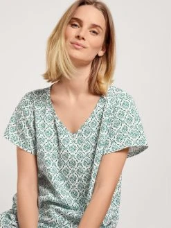 Calida Garden Nights 7/8-Pyjama -CALIDA-Shop Calida Garden Nights 7 8 Pyjama gruen 42452 678 3