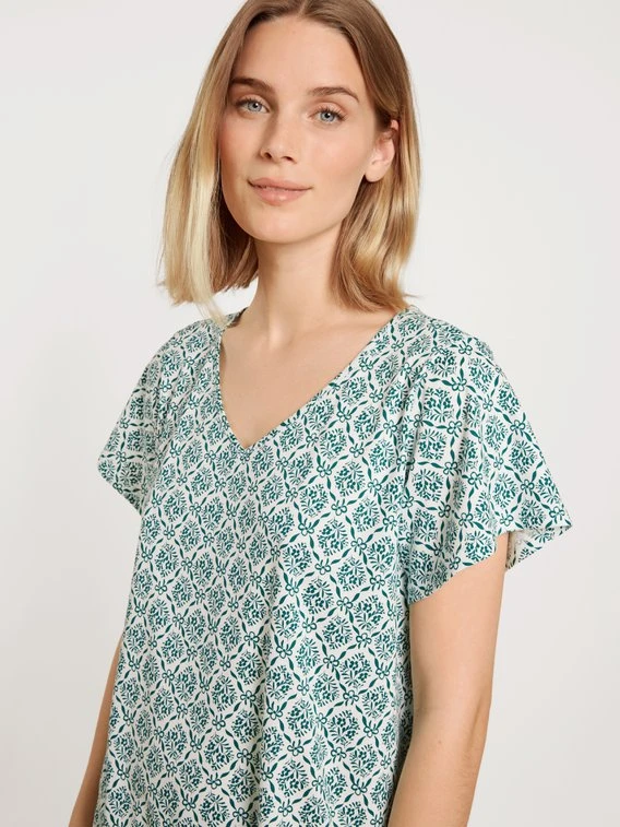 Calida Garden Nights Kurz-Pyjama 6 Calida Garden Nights Kurz-Pyjama – Bild 4