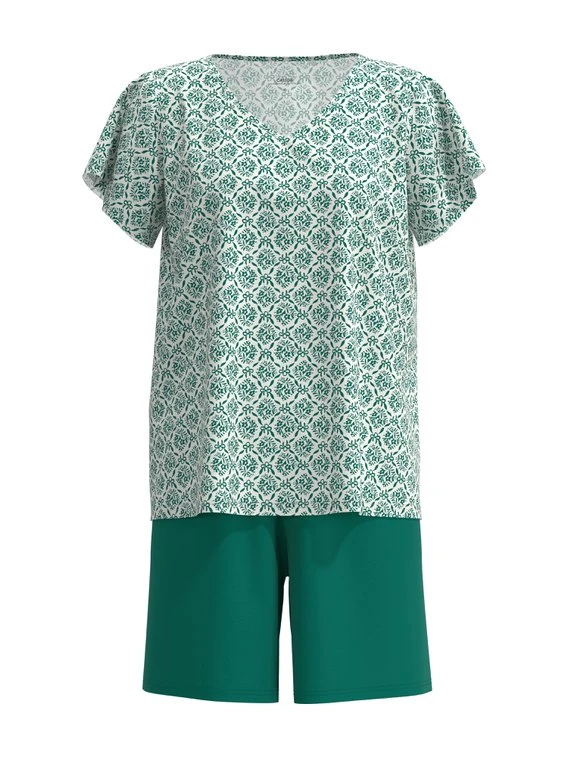Calida Garden Nights Kurz-Pyjama 8 Calida Garden Nights Kurz-Pyjama – Bild 6