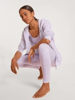 Calida Lounge Tulip Sweat-Jacke Mit Kapuze 20 Calida Lounge Tulip Sweat-Jacke Mit Kapuze -CALIDA-Shop Calida Lounge Tulip Sweat Jacke mit Kapuze violett 15930 332 7