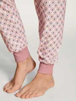 Calida Lovely Nights Bündchen-Pyjama -CALIDA-Shop Calida Lovely Nights Buendchen Pyjama rosa 47456 251 3