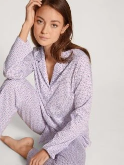 Calida Lovely Nights Pyjama, Durchgeknöpft 10 Calida Lovely Nights Pyjama, Durchgeknöpft -CALIDA-Shop Calida Lovely Nights Pyjama durchgeknoepft violett 47356 242 3
