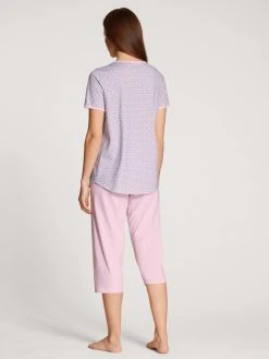 Calida Lovely Nights 3/4-Pyjama -CALIDA-Shop Calida Lovely Nights 3 4 Pyjama rosa 47556 242 1