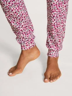 Calida Midnight Dreams Bündchen-Pyjama -CALIDA-Shop Calida Midnight Dreams Pyjama Buendchen violett 43357 256 4