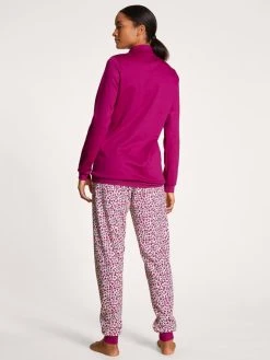 Calida Midnight Dreams Bündchen-Pyjama -CALIDA-Shop Calida Midnight Dreams Pyjama Buendchen violett 43457 256 1