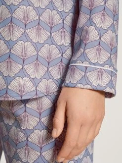 Calida Midsummer Dreams Pyjama, Durchgeknöpft -CALIDA-Shop Calida Midsummer Dreams Pyjama durchgeknoepft blau 40839 354 1622640107