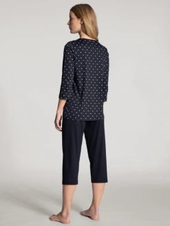 Calida Night Lovers 3/4-Pyjama -CALIDA-Shop Calida Night Lovers 3 4 Pyjama blau 43529 339 1