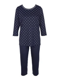 Calida Night Lovers 3/4-Pyjama -CALIDA-Shop Calida Night Lovers 3 4 Pyjama blau 43529 339 4