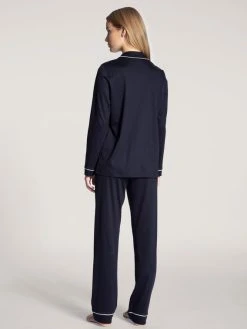 Calida Night Lovers Pyjama, Durchgeknöpft 10 Calida Night Lovers Pyjama, Durchgeknöpft -CALIDA-Shop Calida Night Lovers Pyjama durchgeknoepft blau 43629 339 1