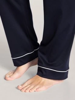 Calida Night Lovers Pyjama, Durchgeknöpft 14 Calida Night Lovers Pyjama, Durchgeknöpft -CALIDA-Shop Calida Night Lovers Pyjama durchgeknoepft blau 43629 339 5