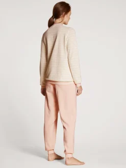 Calida Soft Dreams Bündchen-Pyjama -CALIDA-Shop Calida Soft Dreams Buendchen Pyjama rosa 41693 171 1
