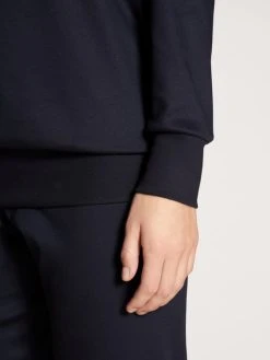 Calida Soulmate Bündchen-Pyjama -CALIDA-Shop Calida Soulmate Buendchen Pyjama blau 43100 339 3