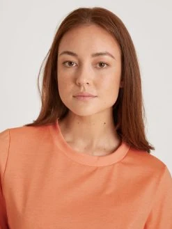 Calida Special Bündchen-Pyjama -CALIDA-Shop Calida Special Buendchen Pyjama orange 40841 105 2