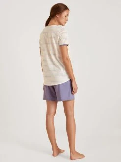 Calida Special Kurz-Pyjama -CALIDA-Shop Calida Special Kurz Pyjama violett 41541 371 1